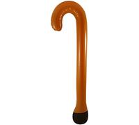 HENBRANDT Inflatable Blow Up 90 Cm Walking Stick Party Jokes Novelty Dress Up (Brown)