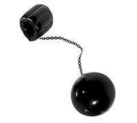 Henbrandt Inflatable Balls and Chain Novelty Prop for Prisoner Convict Fancy Dress Accessory