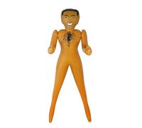 Henbrandt Inflatable Black Man 150cm Blow Up Male Doll Adults Hen Do Bachelorette Party Decorations Photo Booth Props Fake Boyfriend Novelty Bridal Party Joke Gift for Women