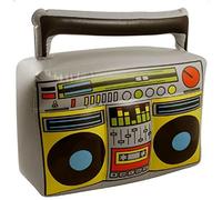 HENBRANDT Inflatable Boom Box 44 X 38cm Accessory for Blow Up 70s 80s Fancy Dress