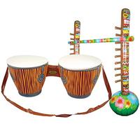 HENBRANDT Inflatable Pack Tropical Bongo Drums & Limbo Bar Game Party Supply