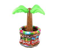 Henbrandt Inflatable Palm Tree Cooler 66cm Blow Up Tropical Palm Tree Drinks Cooler Summer Fun Hawaiian Party Decorations Inflatable Ice Bucket Accessories Cocktail Night Party Decorations