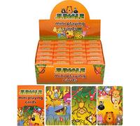 Henbrandt Jungle Animals Themed Mini Playing Cards - 24 x Packs