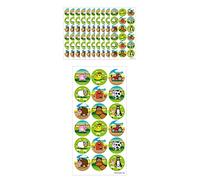HENBRANDT Large Farm Animal Stickers 180 Assorted Animal Stickers Teachers School Reward Arts and Crafts for Kids Birthday Party Bag Favours Loot Bag Fillers Lucky Dip Favours for Boys and Girls
