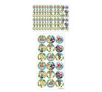 HENBRANDT Large Pirate Stickers 180 Assorted Pirates Stickers Teachers School Reward Arts and Crafts for Kids Birthday Party Bag Favours Loot Bag Fillers Lucky Dip Favours for Boys and Girls
