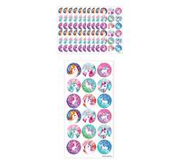 HENBRANDT Large Unicorn Stickers 180 Assorted Unicorn Stickers Teachers School Reward Arts and Crafts for Kids Birthday Party Bag Favours Loot Bag Fillers Lucky Dip Favours for Girls and Boys
