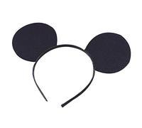 Henbrandt MD104 Felt Mouse Ears | Black | Pack of 1 Mickey Headband, Womens, One Size