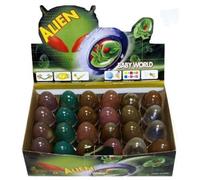 Henbrandt 24 x Mini Stretchy Space Alien Embryo In Goo & Hard Egg Shell Party Gift Toys