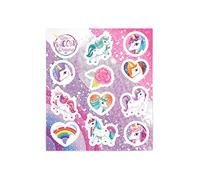 HENBRANDT N51387HNB-12 12pc Stickers Unicorn, Multicolor, pack of 12