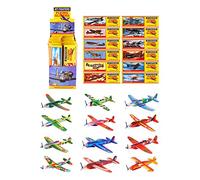HENBRANDT Pack Of 12 Classic World War II Flying Plane Gliders- Polystyrene Pinata Toy Loot/Party Bag Fillers Wedding