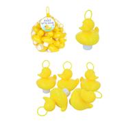 Henbrandt Pack of 20 Yellow Weighted Rubber Ducks 11cm x 7cm x 7cm,