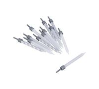 Henbrandt Pack of 24 Silver Party Candles with Candle Holders, 3 Assorted Styles Glitter + Spiral Celebration Candles for Birthday Cakes Wedding Party Baby Showers and Anniversary Decorations