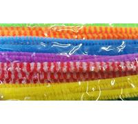 Henbrandt Pack of 30 Multi Coloured Fun Craft Pipe Cleaners 30Cm - 300mm - 12"