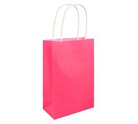 HENBRANDT Party Bag with Handles - Pack of 6 (Neon Pink)