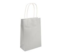 HENBRANDT Party Bag with Handles - Pack of 6 (Silver)
