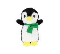 HENBRANDT Penguin Plush Soft Toy 20cm - Cuddly Black White Animal Green Scarf Yellow Beak Feet, Perfect Christmas Stocking Filler Gift for All Ages