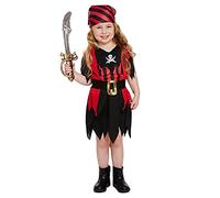 Henbrandt Pirate Fancy Dress, Costume for Girls and Toddlers