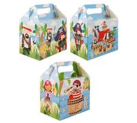 Henbrandt Pirate Gift Boxes (Pack Of 12) Multicoloured (One Size)
