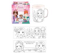 Henbrandt 6x Princess Colouring Mugs - Colour Your Own Arts & Crafts