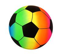 HENBRANDT PVC Rainbow Coloured Inflatable Football 23cm Uninflated (1)
