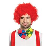 HENBRANDT Red Curly Clown Wig