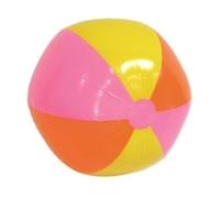 HENBRANDT Red, Green, Blue and White Inflatable Beach Balls 40cm 50cm 60cm Stripe Ball Kids Summer Fun Beachball Football Game Garden Paddling Pool Inflatable Toys for Children and Toddlers