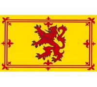 HENBRANDT Scotland Flag Display 5ft x 3ft Scottish Lion - Flag: 5ft x 3ft Scottish Lion