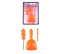 HENBRANDT SIngle 3-Piece Pumpkin Carving Tool Set including Scoop, Safety Saw and Poker for Halloween Jack O’ Lantern Pumpkin Accessories Halloween Pumpkin Carving Kit for Kids