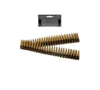 Henbrandt Single Adult Bullet Belt with 96 Bullets Army Soldier Cosplay Prop 162cm Bandolier Long Plastic Machine Gun Ammo Belt G.I. Action Commando Hero Unisex Fancy Dress Accessory for Men and Women