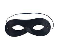 Henbrandt Single Black Eye Mask Domino Masquerade Mask Men Women Highway Robber Bandit Superhero Super Villains Eye-mask Halloween Fancy Dress Costume Accessories for Adults