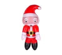 Henbrandt Single Inflatable Santa Claus Photo Booth Props 65cm Blow Up Santa Kids Toy Inflatables Xmas Party Decorations Indoor Holiday Decoration Novelty Gift Santa Toys