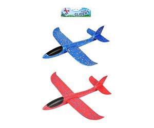 HENBRANDT Single Large Foam Airplane Glider for Kids 48cm Glider Planes Self-Assembly Throwing Aeroplane in 3 Colours EPP Foam Flying Gliders Outdoor Summer Toys for Boys and Girls
