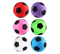 HENBRANDT Single Mega Football 45cm - 6 Assorted Colours - Large Outdoor Sports Toy, Inflatable Beach Ball, Kids Football, Garden Party Accessories