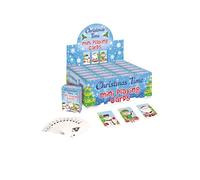 HENBRANDT Single Mini Christmas Playing Cards 52 Card Deck for Kids Family Games Stocking Fillers Christmas Eve Box Fillers Cracker Gifts Xmas Party Favours for Boys and Girls