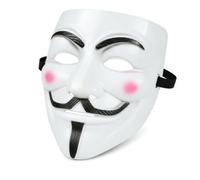 HENBRANDT Single Pack Vendetta Anonymous Hacker Guy Fawkes Halloween Fancy Dress Costume Party Cosplay Masks for Kids Adults Men Women Trick or Treat Accessory