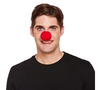 HENBRANDT Single Red Sponge Nose Comic Red Nose Cosplay Accessory Foam Clown Nose Circus Prop Halloween Christmas Reindeer Nose Fancy Dress Costume Accessories