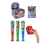 HENBRANDT Single Self-Inflating Superhero Inflatable Baseball Bat 48cm Kids Blow Up Inflatable Toys 3 Assorted Comic Impact Designs Fancy Dress Party Decoration Stocking Filler Party Bag Favours