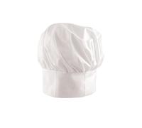 HENBRANDT Single White Chef's Hat One Size - Parties Novelty Headwear Gift Hen and Stag Dos Adult Fancy Dress Outfit Accessory for Men and Women