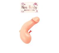 Henbrandt Single Willy Water Pistol - 11.5cm - Hen Party Accessories - Novelty Stag & Hen Do Games Gag Toys Fun Adult Bachelorette Party Favours