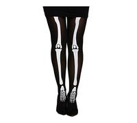 HENBRANDT Skeleton Print Ladies Tights - One Size (UK 8 - 12)