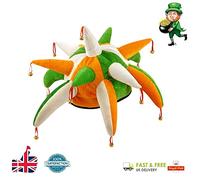HENBRANDT St Patrick's Day Decoration, Accessories & Costume (Irish Jester Hat with Bells)