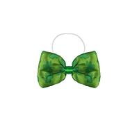 HENBRANDT St Patrick's Day Fancy Dress Lucky Irish Bow Tie Green Shamrock Design Accessory