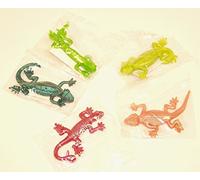Henbrandt 12 x Lizards Stretchy Stretchies Party Bag Fillers Favours Toys - Assorted Colours