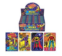 Henbrandt Super Hero Themed Mini Playing Cards - 24 x Packs