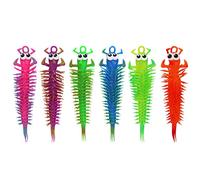 HENBRANDT Super Stretchy Centipedes Large 26cm - Stretchies Party Bag Fillers Favours Toys (Set of 6)