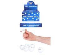 Henbrandt Table Tennis Balls 40mm White Practice Ping Pong Balls Pack of 6 | Pack of 6, 40mm Diameter, White, Practice Balls, Indoor Use, Beer Pong and Craft Suitable