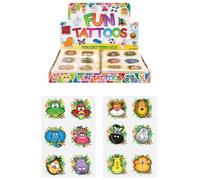 HENBRANDT TATTOOS MINI 4CM JUNGLE 6 PCS/CARD 2 ASTD