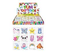 Henbrandt Temporary Tattoo's - CUTE CREATURES - 12 x 6 packs = 72 Tattoos supplied