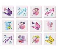 Henbrandt Temporary Tattoo's - FAIRY - 12 x 12 packs = 144 Tattoos supplied
