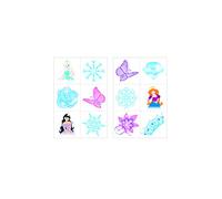 Henbrandt Temporary Tattoo's - ICEPRINCESS - 12 x 12 packs = 144 Tattoos supplied